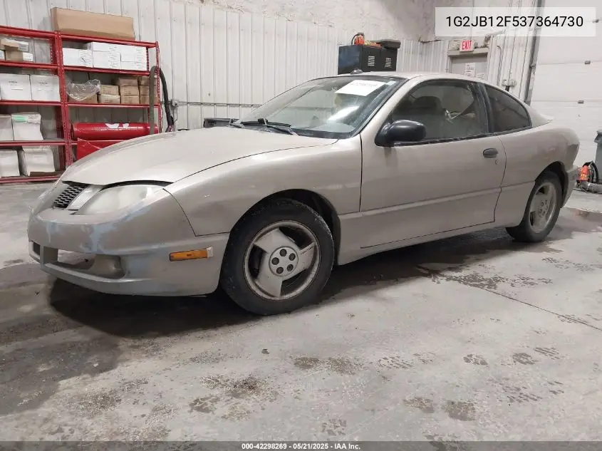 2003 Pontiac Sunfire VIN: 1G2JB12F537364730 Lot: 42298269
