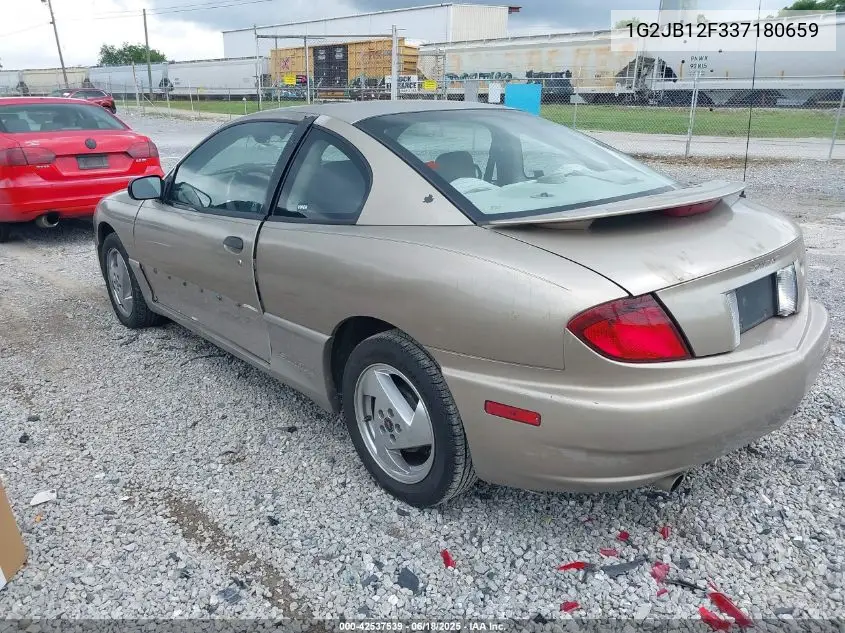 2003 Pontiac Sunfire VIN: 1G2JB12F337180659 Lot: 42537539