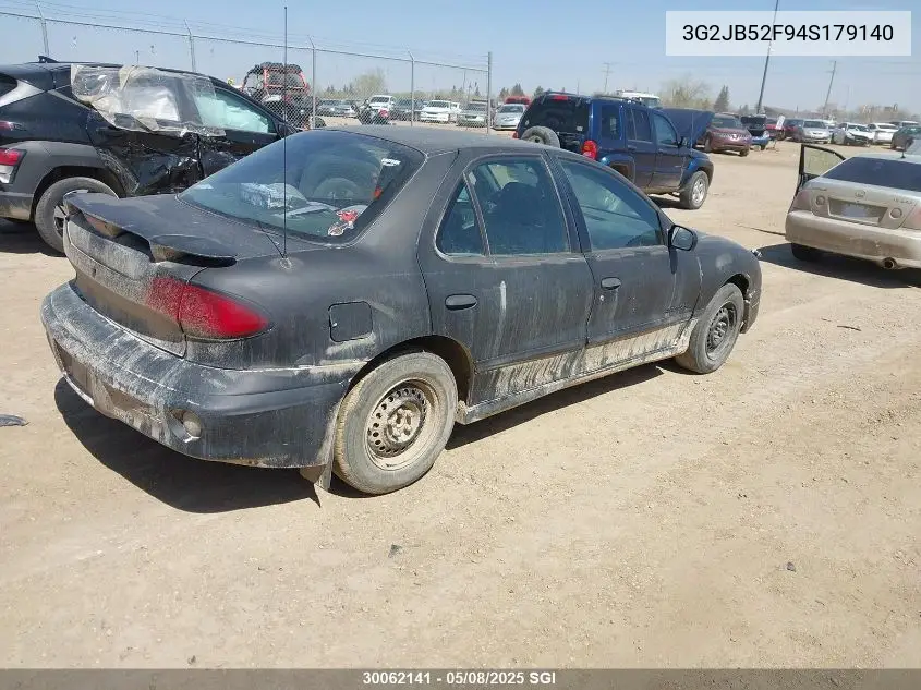 2004 Pontiac Sunfire Sl/Slx VIN: 3G2JB52F94S179140 Lot: 30062141