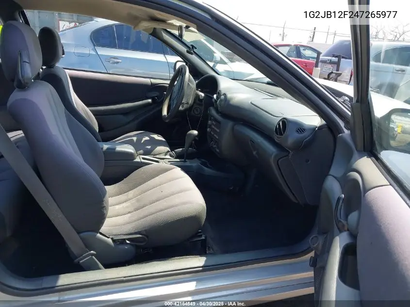 2004 Pontiac Sunfire VIN: 1G2JB12F247265977 Lot: 42164549