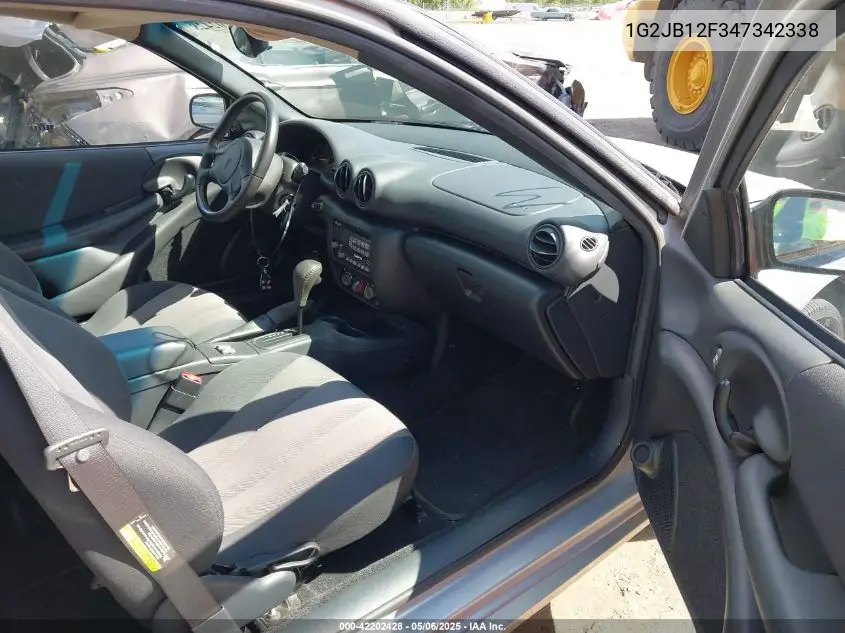 2004 Pontiac Sunfire VIN: 1G2JB12F347342338 Lot: 42202428