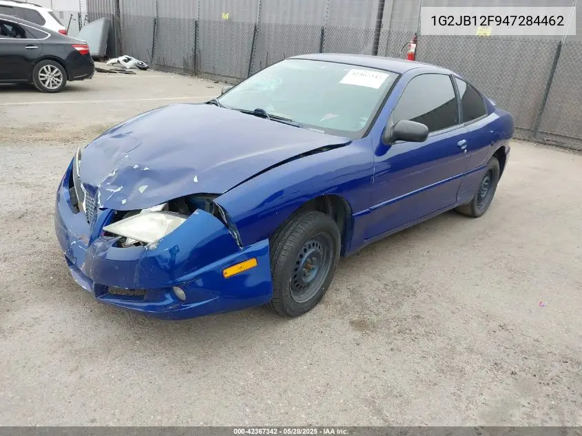 2004 Pontiac Sunfire VIN: 1G2JB12F947284462 Lot: 42367342