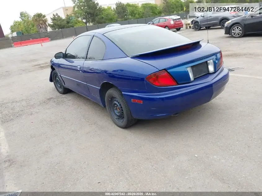 2004 Pontiac Sunfire VIN: 1G2JB12F947284462 Lot: 42367342