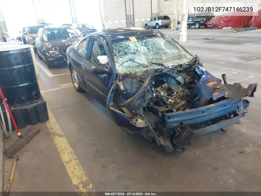 2004 Pontiac Sunfire VIN: 1G2JB12F747146239 Lot: 42715330