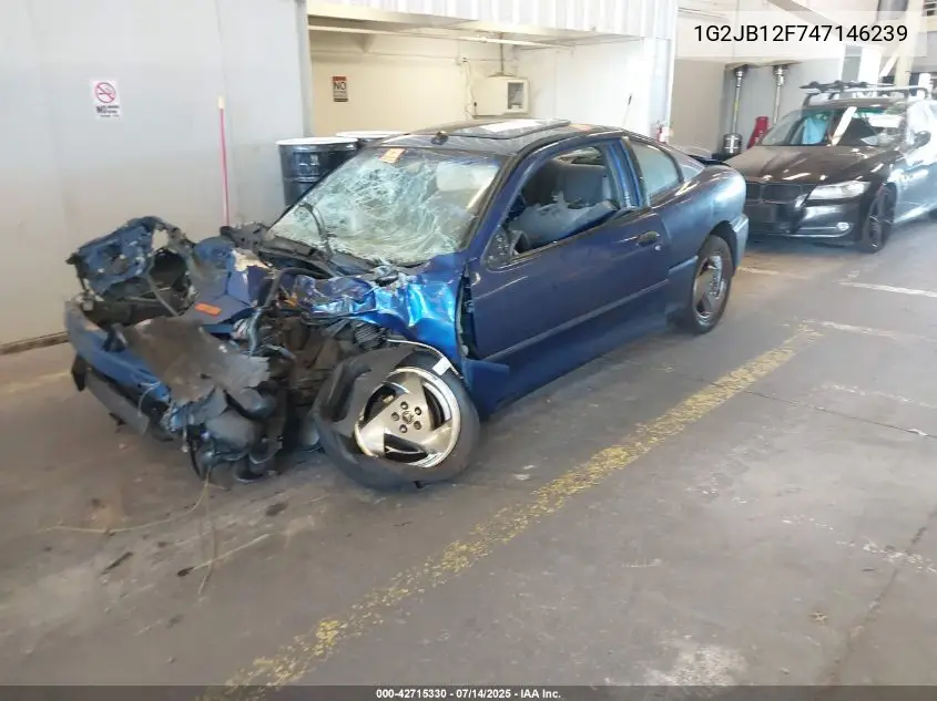 2004 Pontiac Sunfire VIN: 1G2JB12F747146239 Lot: 42715330