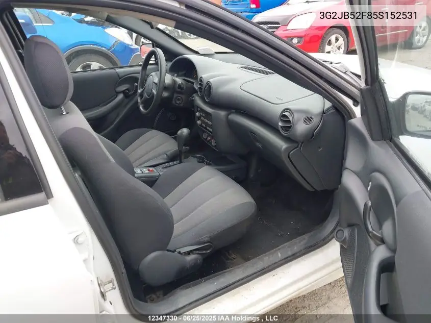 2005 Pontiac Sunfire Sl/Slx VIN: 3G2JB52F85S152531 Lot: 12347330