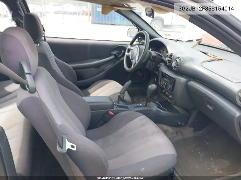 2005 Pontiac Sunfire VIN: 3G2JB12F85S154014 Lot: 42492151