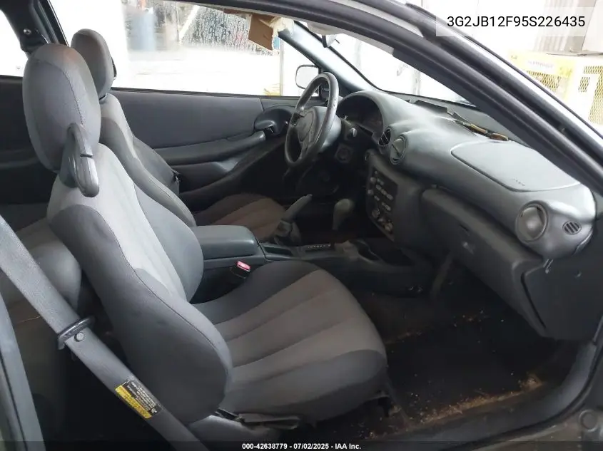 2005 Pontiac Sunfire VIN: 3G2JB12F95S226435 Lot: 42638779