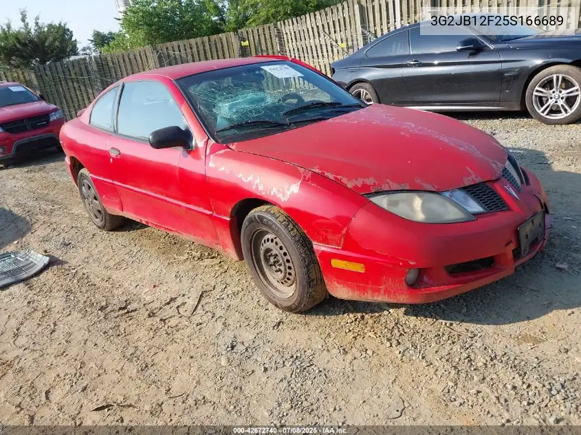 2005 Pontiac Sunfire VIN: 3G2JB12F25S166689 Lot: 42672740