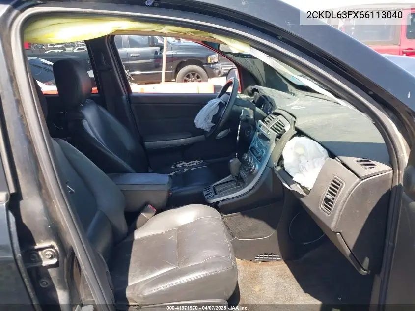 2006 Pontiac Torrent VIN: 2CKDL63FX66113040 Lot: 41971970