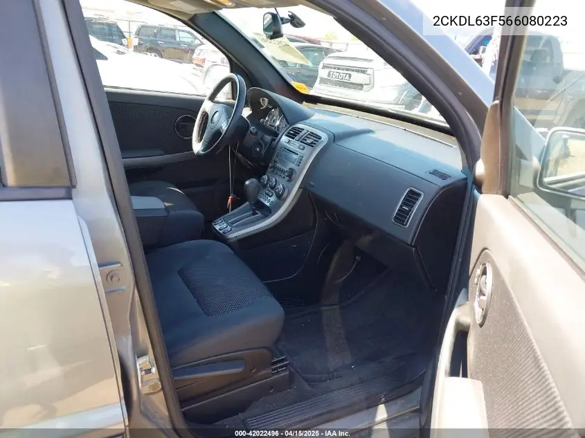 2006 Pontiac Torrent VIN: 2CKDL63F566080223 Lot: 42022496