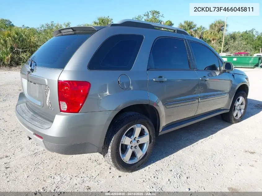 2006 Pontiac Torrent VIN: 2CKDL73F466045811 Lot: 42034830