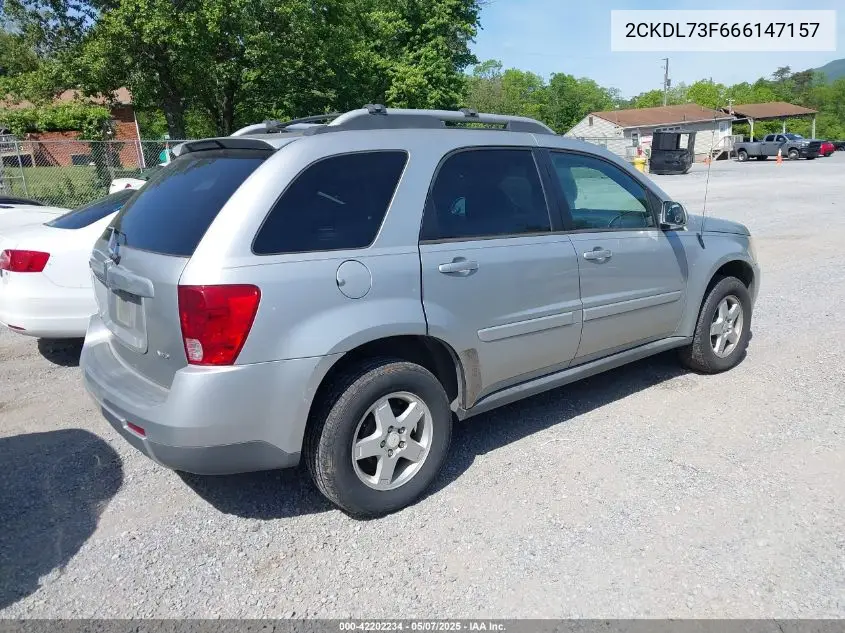 2006 Pontiac Torrent VIN: 2CKDL73F666147157 Lot: 42202234