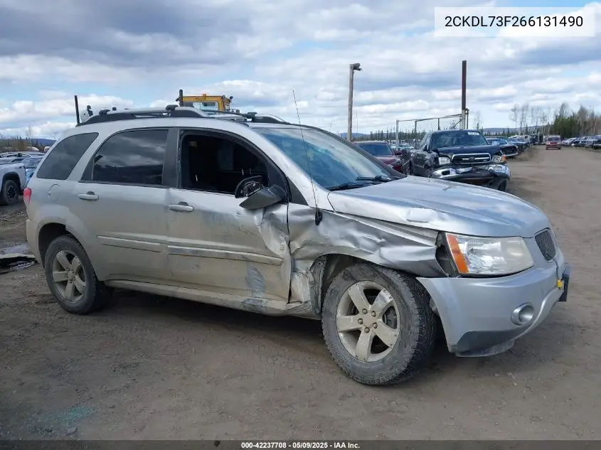 2006 Pontiac Torrent VIN: 2CKDL73F266131490 Lot: 42237708