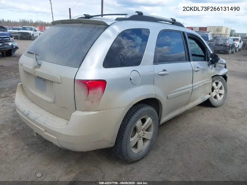 2006 Pontiac Torrent VIN: 2CKDL73F266131490 Lot: 42237708