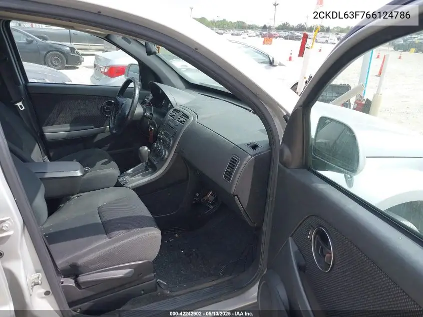 2006 Pontiac Torrent VIN: 2CKDL63F766124786 Lot: 42242902