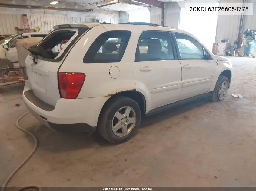 2006 Pontiac Torrent VIN: 2CKDL63F266054775 Lot: 42454419