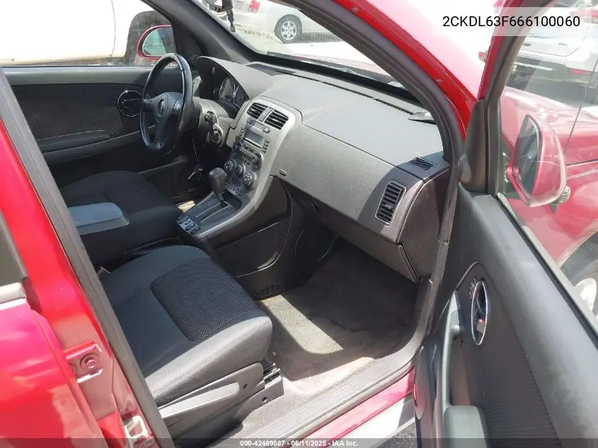2006 Pontiac Torrent VIN: 2CKDL63F666100060 Lot: 42469887