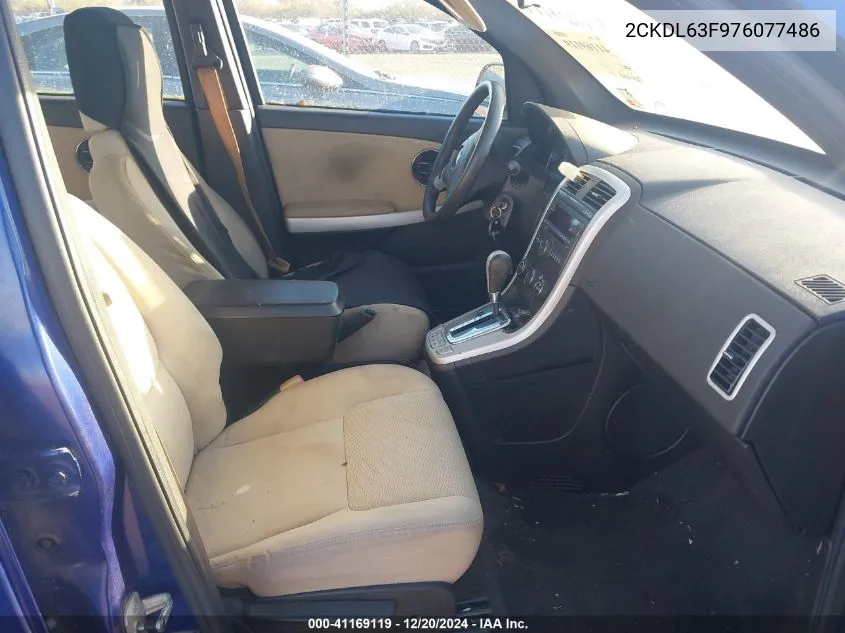 2007 Pontiac Torrent VIN: 2CKDL63F976077486 Lot: 41169119