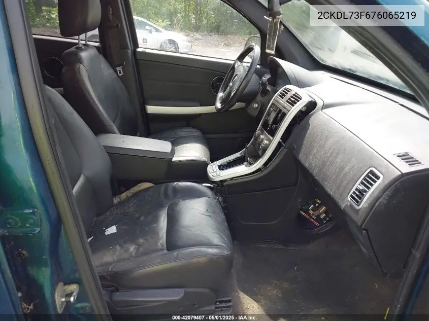 2007 Pontiac Torrent VIN: 2CKDL73F676065219 Lot: 42079407