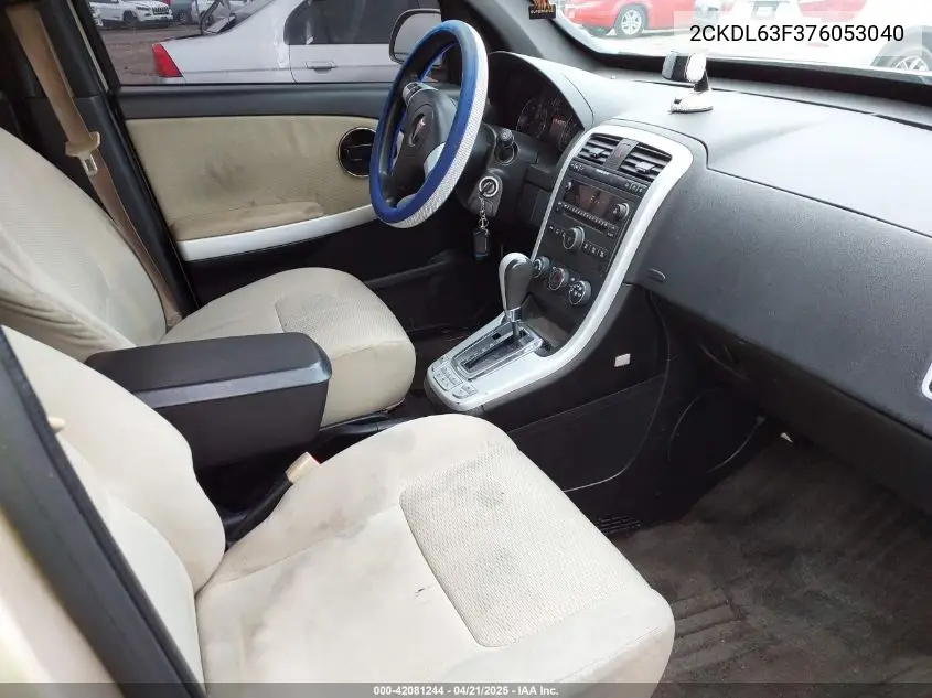 2007 Pontiac Torrent VIN: 2CKDL63F376053040 Lot: 42081244