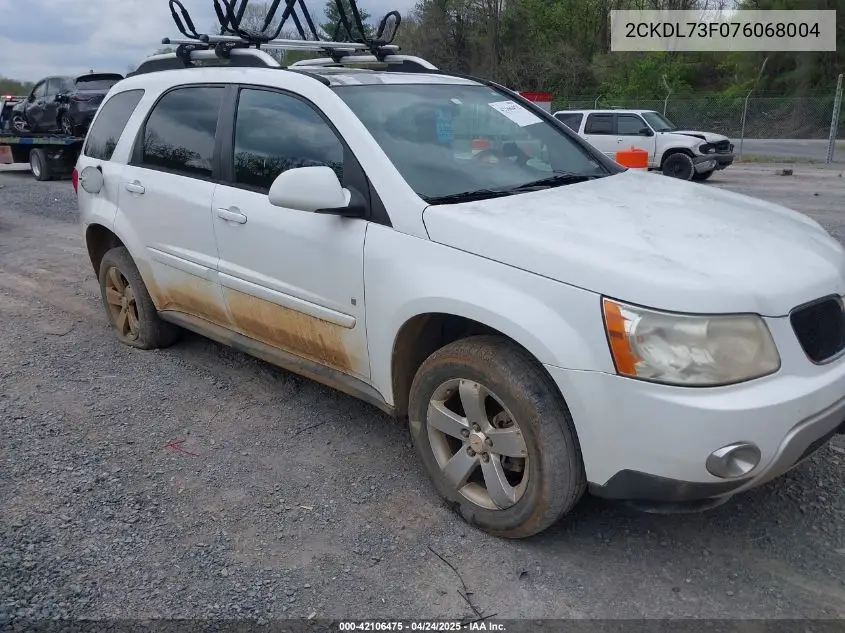 2007 Pontiac Torrent VIN: 2CKDL73F076068004 Lot: 42106475