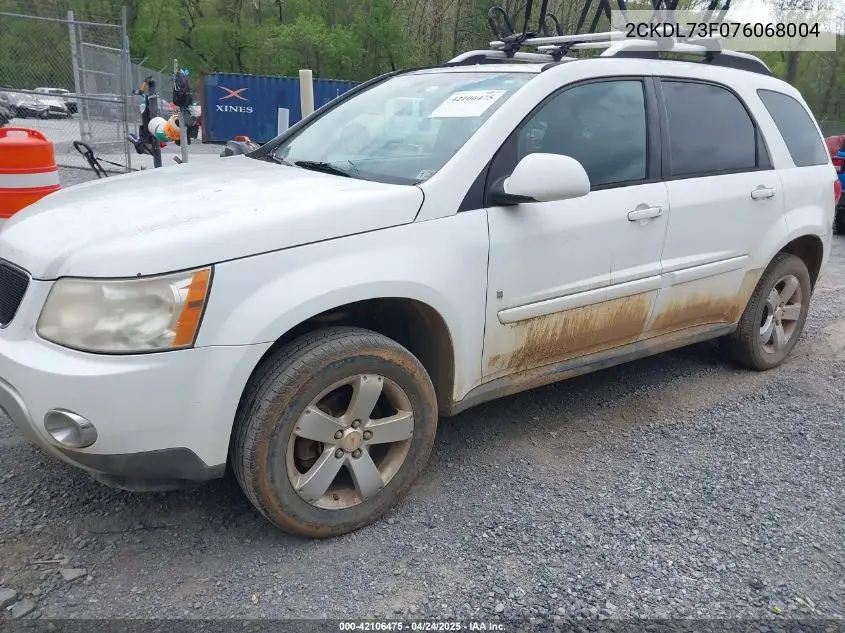 2007 Pontiac Torrent VIN: 2CKDL73F076068004 Lot: 42106475