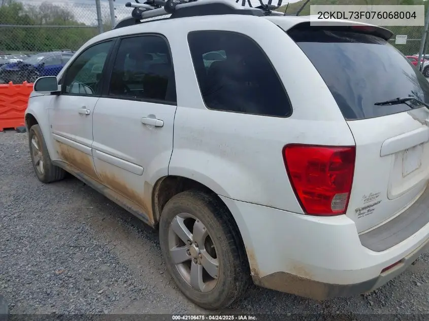 2007 Pontiac Torrent VIN: 2CKDL73F076068004 Lot: 42106475