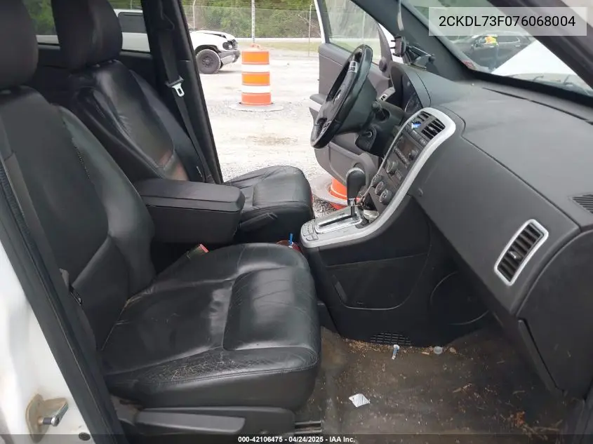 2007 Pontiac Torrent VIN: 2CKDL73F076068004 Lot: 42106475