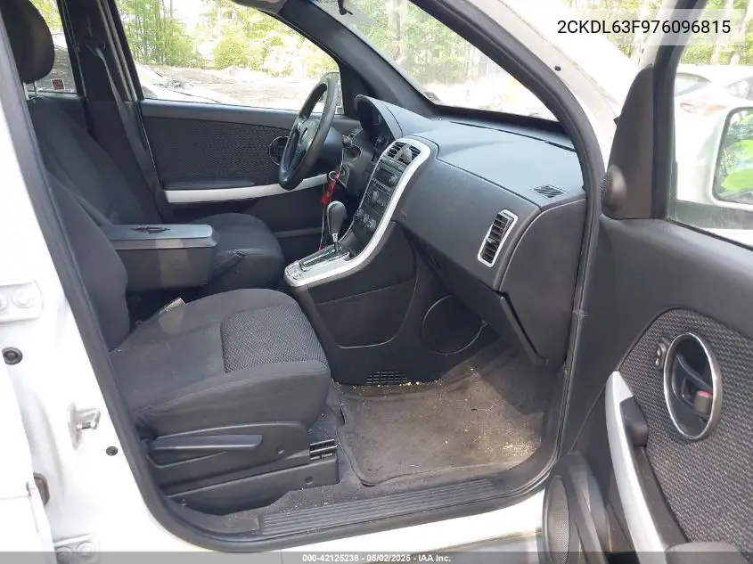 2007 Pontiac Torrent VIN: 2CKDL63F976096815 Lot: 42125238