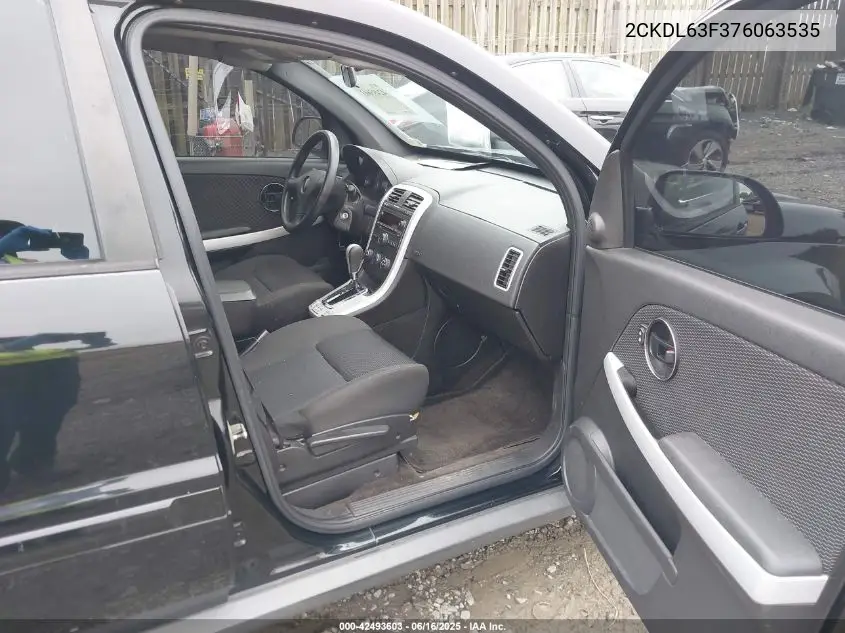 2007 Pontiac Torrent VIN: 2CKDL63F376063535 Lot: 42493603