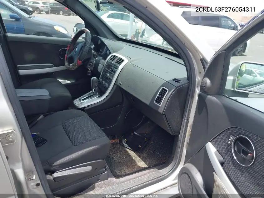 2007 Pontiac Torrent VIN: 2CKDL63F276054311 Lot: 42587090