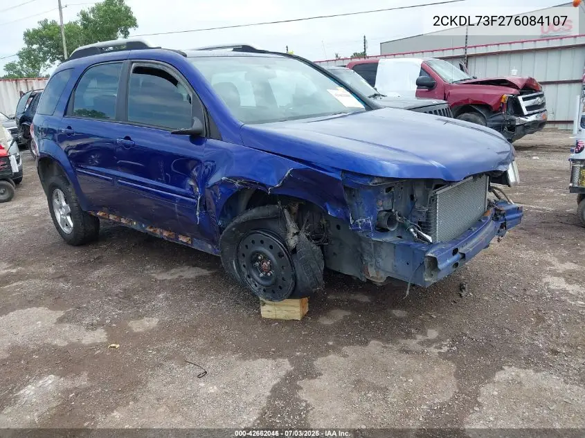 2007 Pontiac Torrent VIN: 2CKDL73F276084107 Lot: 42662046