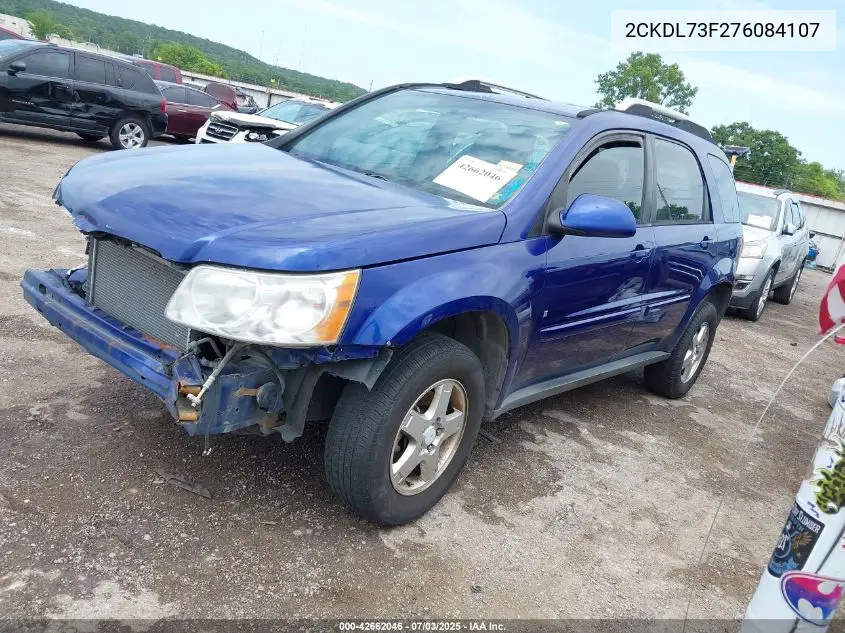2007 Pontiac Torrent VIN: 2CKDL73F276084107 Lot: 42662046