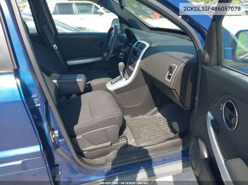 2008 Pontiac Torrent VIN: 2CKDL33F486057078 Lot: 42017463
