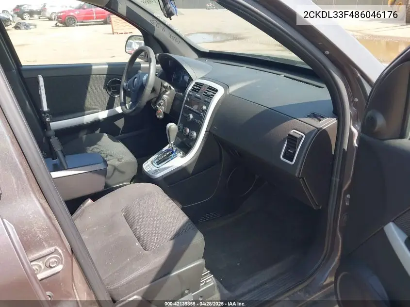 2008 Pontiac Torrent VIN: 2CKDL33F486046176 Lot: 42139855