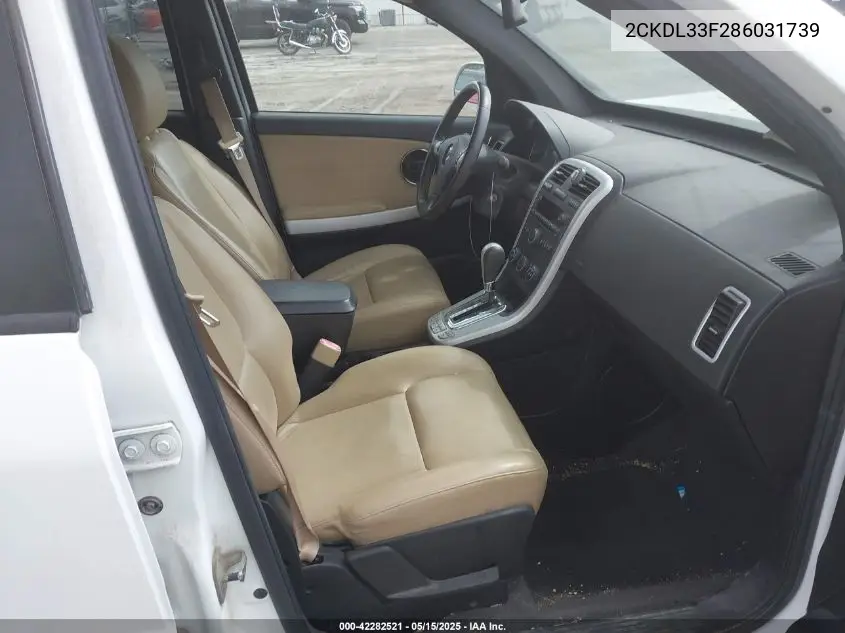 2008 Pontiac Torrent VIN: 2CKDL33F286031739 Lot: 42282521