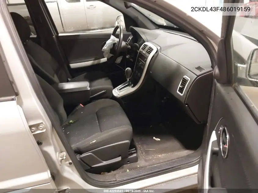 2008 Pontiac Torrent VIN: 2CKDL43F486019159 Lot: 42293541