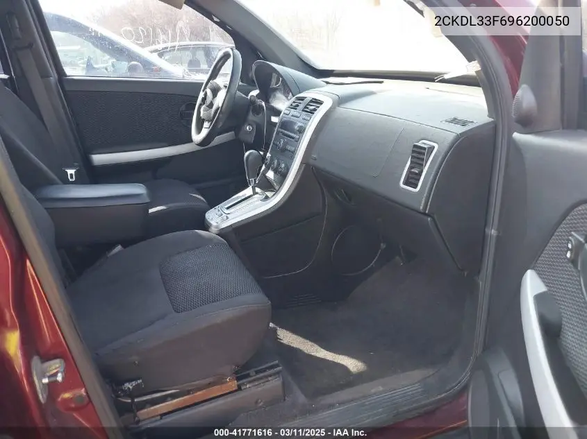 2009 Pontiac Torrent VIN: 2CKDL33F696200050 Lot: 41771616