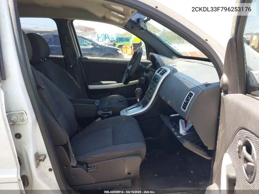 2009 Pontiac Torrent VIN: 2CKDL33F796253176 Lot: 42050914