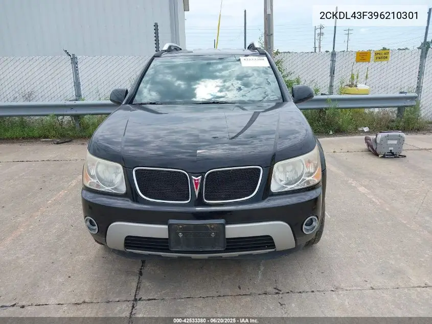 2009 Pontiac Torrent VIN: 2CKDL43F396210301 Lot: 42533380