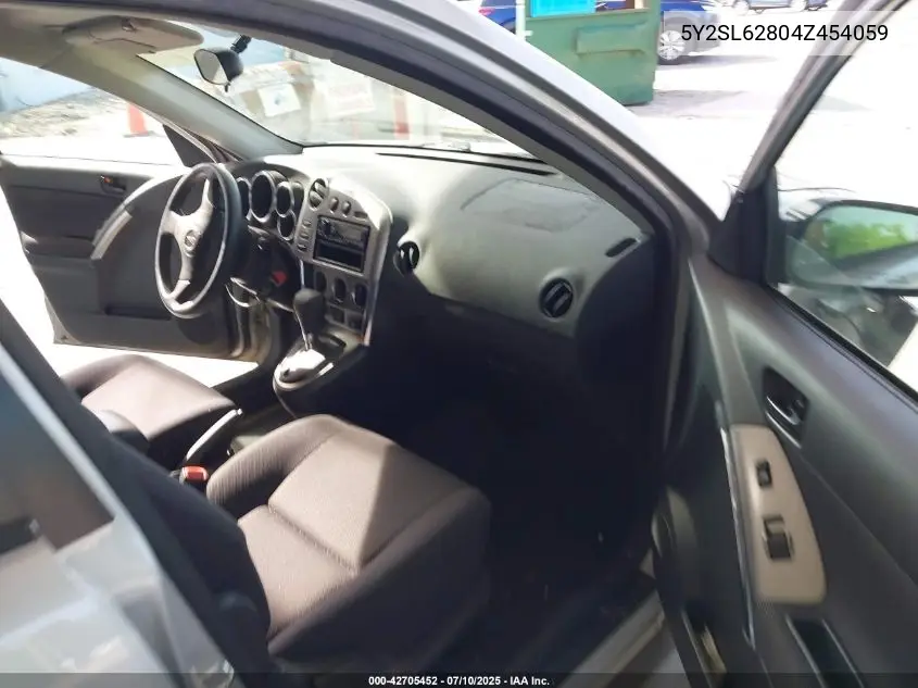2004 Pontiac Vibe VIN: 5Y2SL62804Z454059 Lot: 42705452