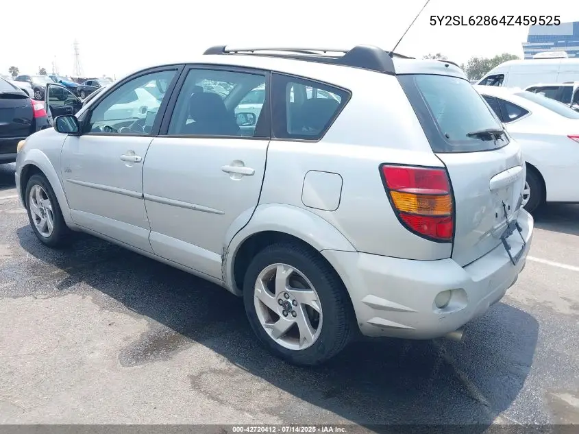 2004 Pontiac Vibe VIN: 5Y2SL62864Z459525 Lot: 42720412