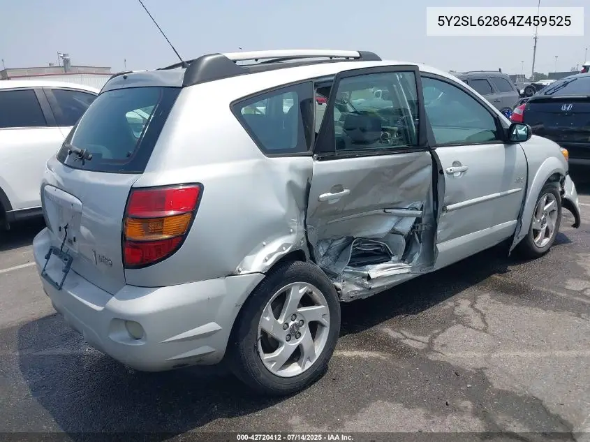 2004 Pontiac Vibe VIN: 5Y2SL62864Z459525 Lot: 42720412