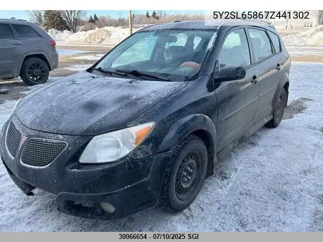2007 Pontiac Vibe VIN: 5Y2SL65867Z441302 Lot: 30066654