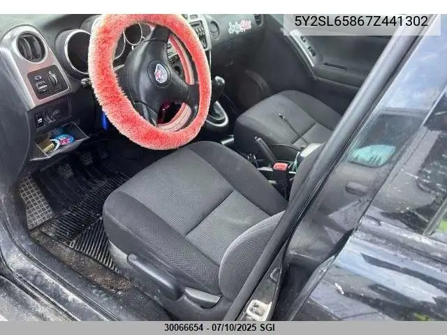 2007 Pontiac Vibe VIN: 5Y2SL65867Z441302 Lot: 30066654