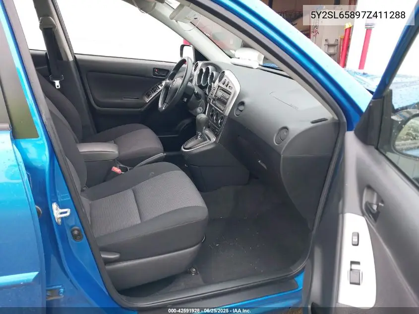 2007 Pontiac Vibe VIN: 5Y2SL65897Z411288 Lot: 42591928