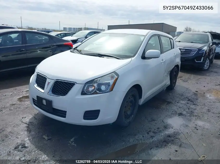 2009 Pontiac Vibe VIN: 5Y2SP67049Z433066 Lot: 12282759