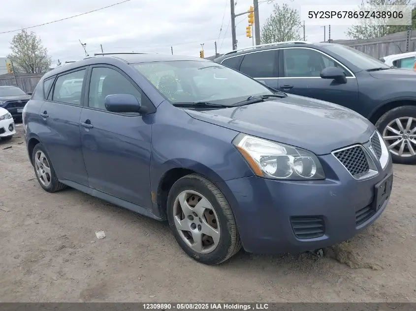 2009 Pontiac Vibe VIN: 5Y2SP67869Z438906 Lot: 12309890