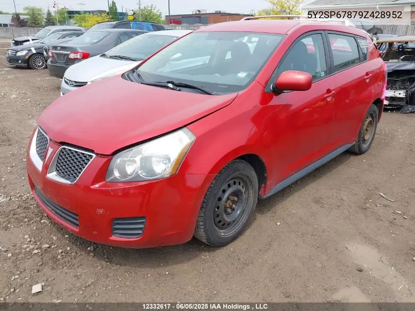 2009 Pontiac Vibe VIN: 5Y2SP67879Z428952 Lot: 12332617